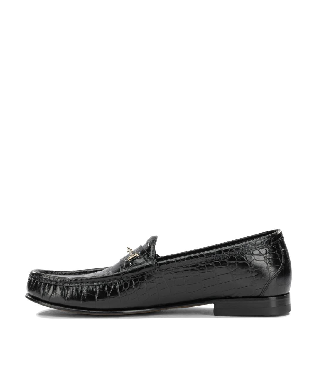 TOM FORD Черные кожаные лоферы, фото 3