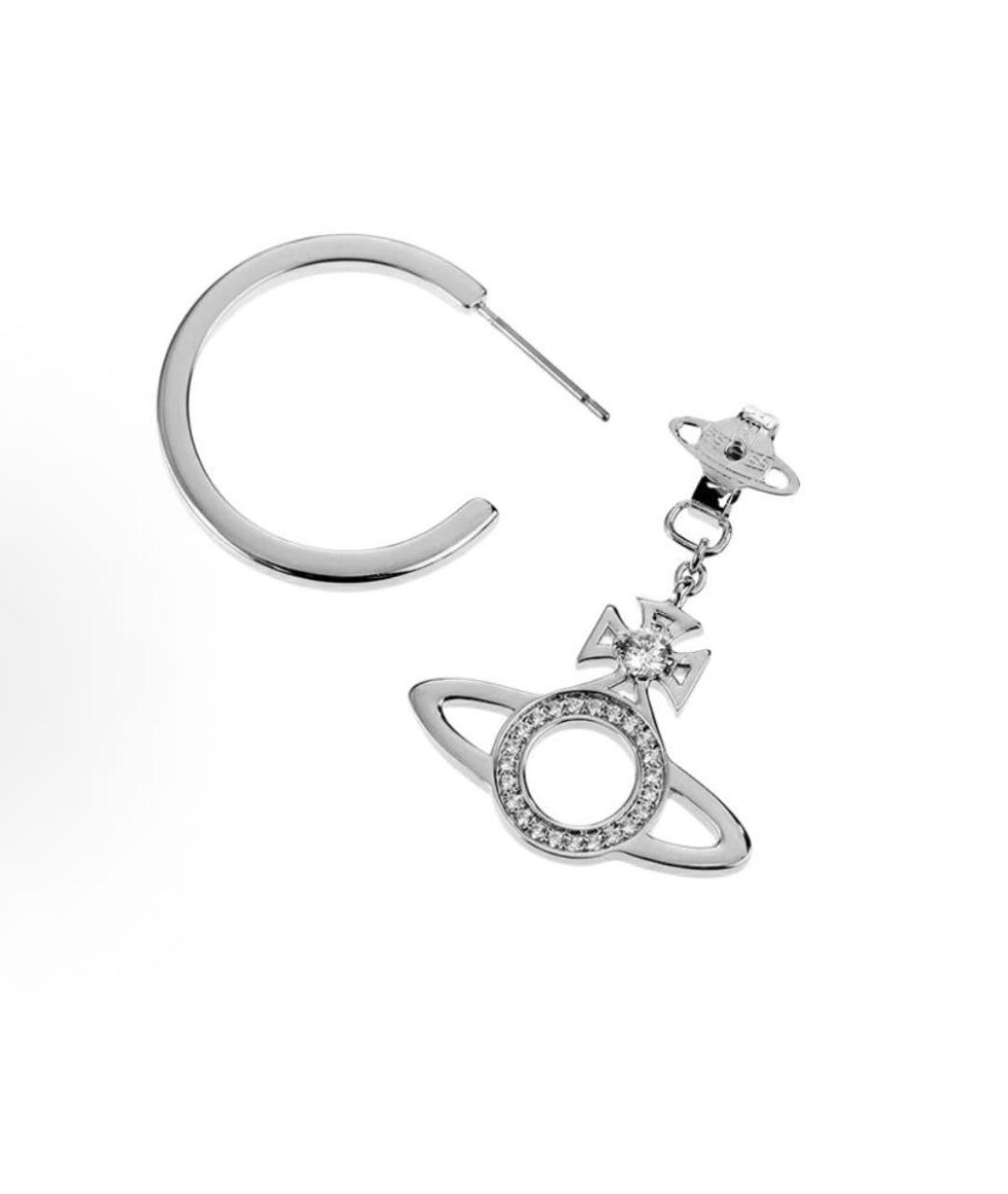 VIVIENNE WESTWOOD Серебряные латунные серьги, фото 3