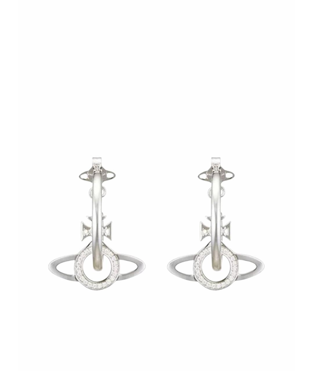 VIVIENNE WESTWOOD Серебряные латунные серьги, фото 1