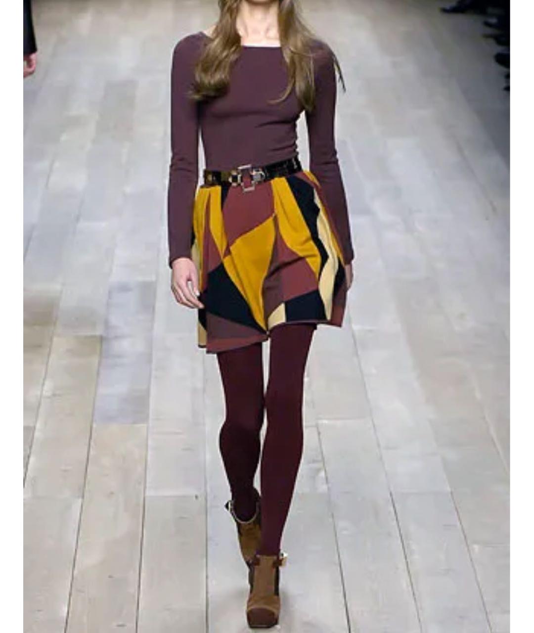 EMILIO PUCCI Мульти шерстяное повседневное платье, фото 4
