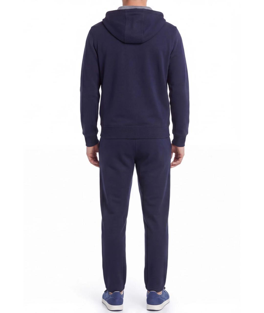 BRUNELLO CUCINELLI Синий хлопковый спортивный костюм, фото 5
