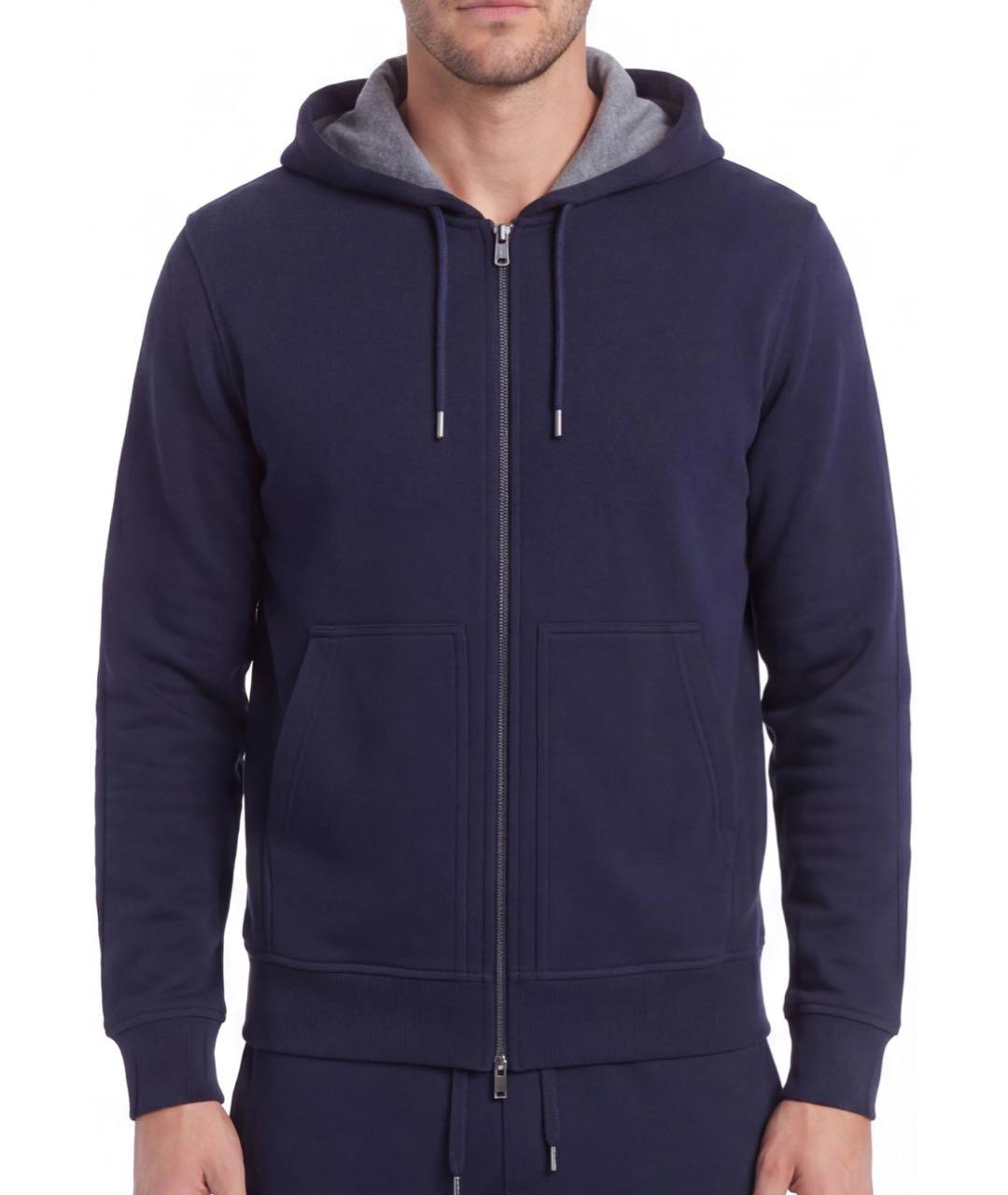 BRUNELLO CUCINELLI Синий хлопковый спортивный костюм, фото 4
