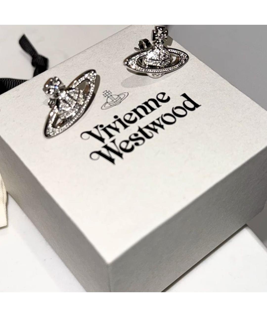 VIVIENNE WESTWOOD Серебряные латунные серьги, фото 3