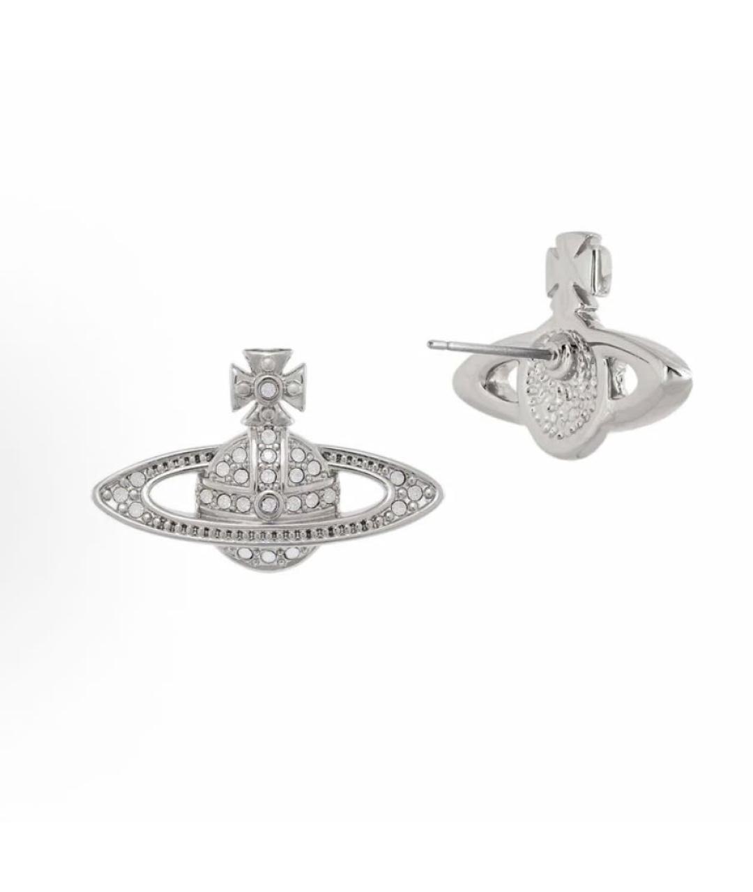 VIVIENNE WESTWOOD Серебряные латунные серьги, фото 5