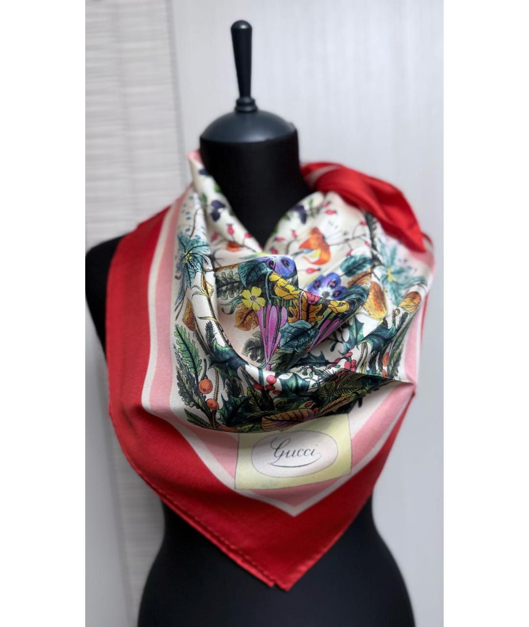 GUCCI Мульти шелковый платок, фото 2