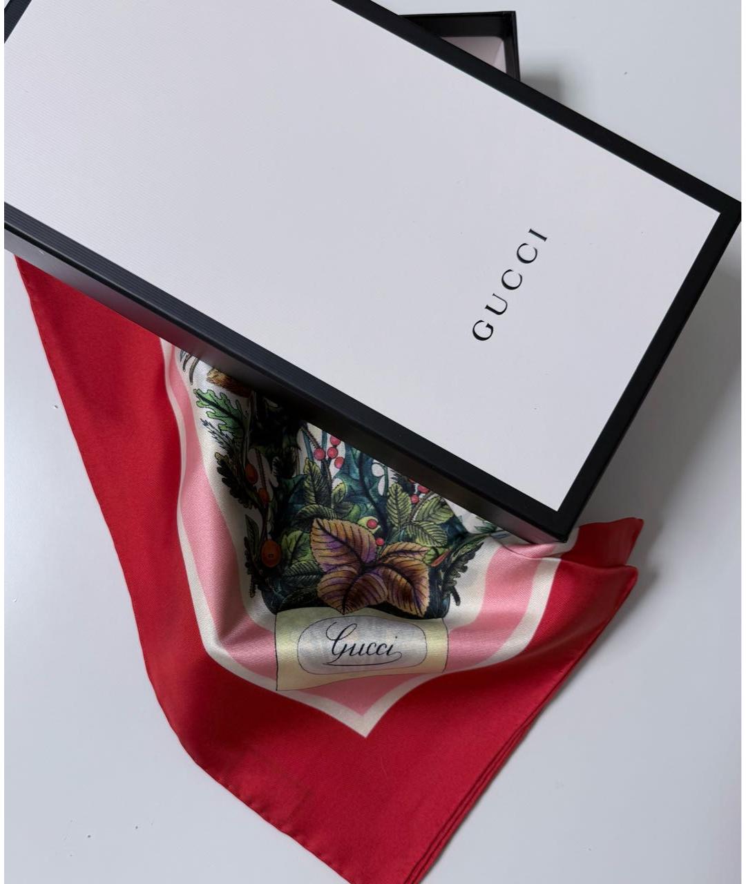 GUCCI Мульти шелковый платок, фото 6