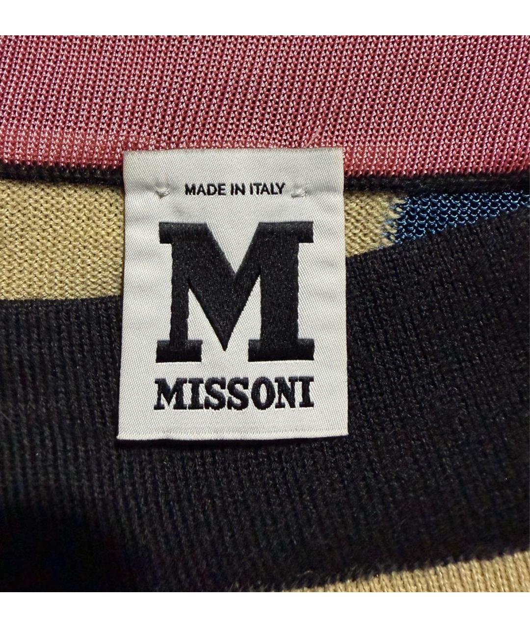 M MISSONI Мульти шерстяное повседневное платье, фото 3