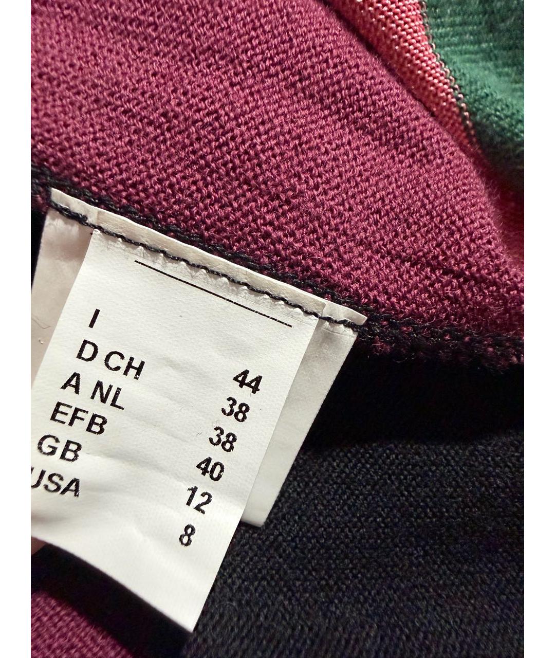 M MISSONI Мульти шерстяное повседневное платье, фото 4