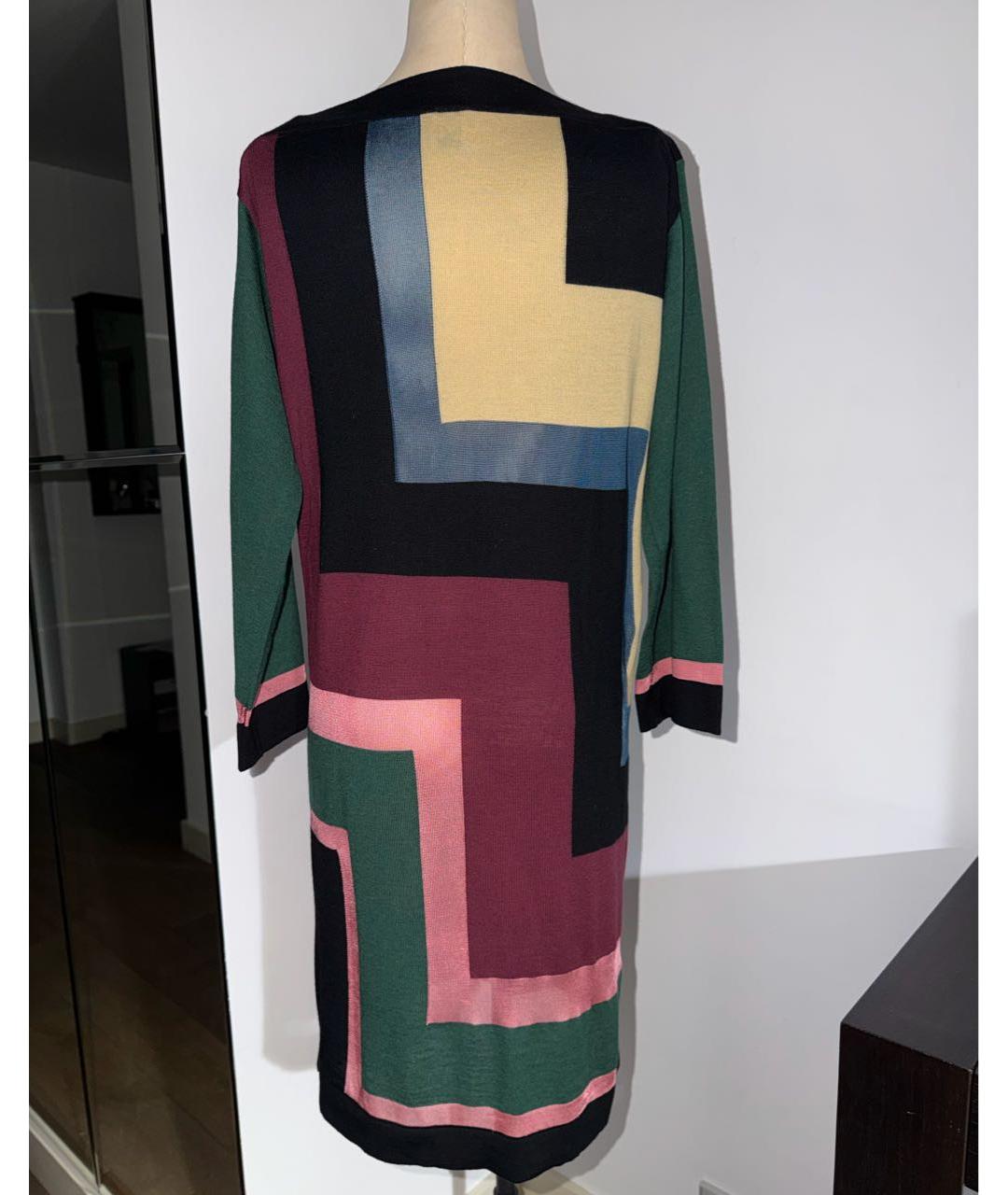 M MISSONI Мульти шерстяное повседневное платье, фото 2