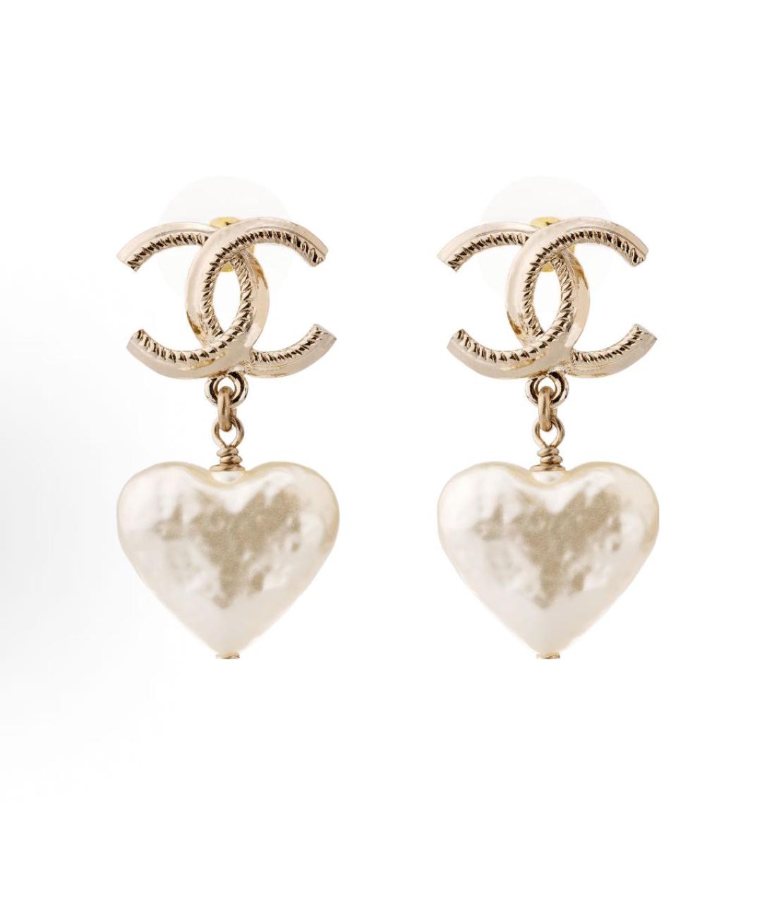 CHANEL Золотые серьги, фото 7