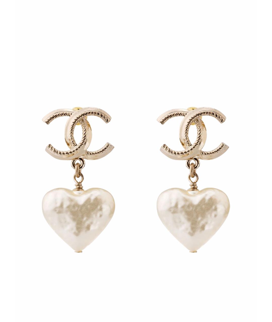 CHANEL Золотые серьги, фото 1