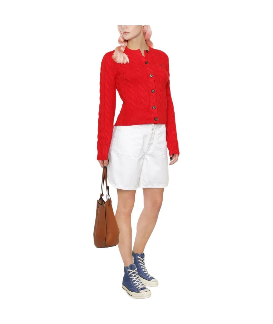 POLO RALPH LAUREN Красный кардиган, фото 3
