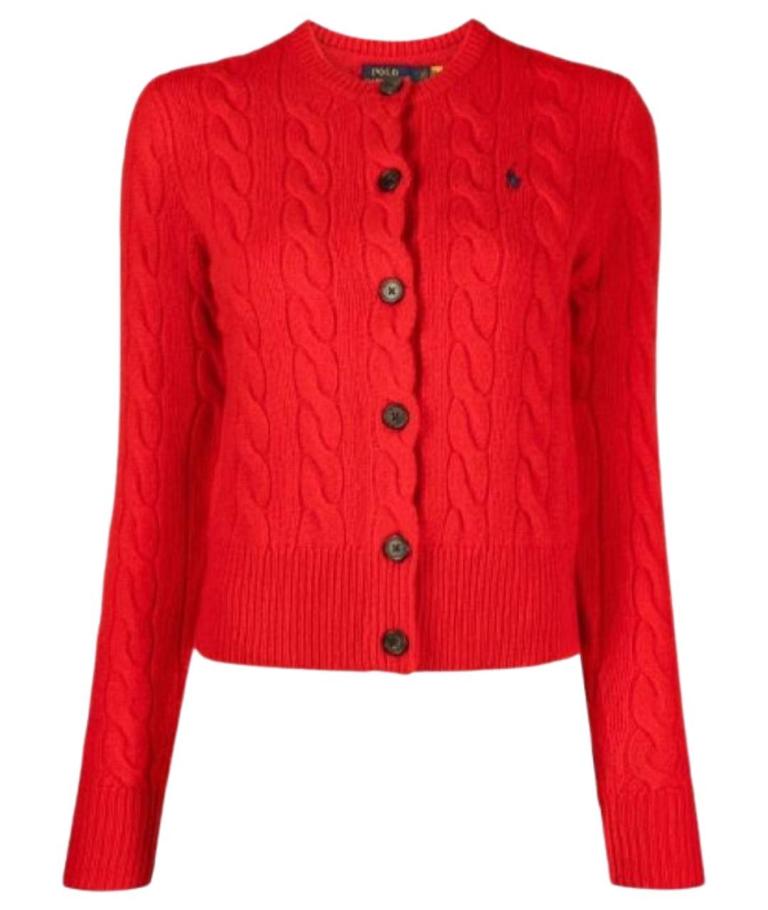 POLO RALPH LAUREN Красный кардиган, фото 1