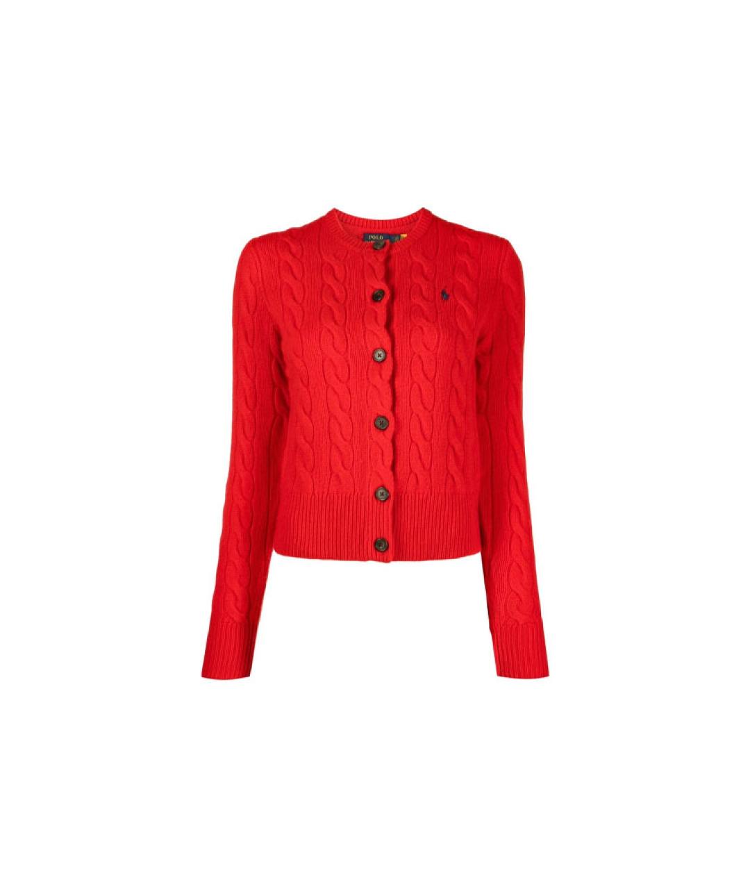 POLO RALPH LAUREN Красный кардиган, фото 5
