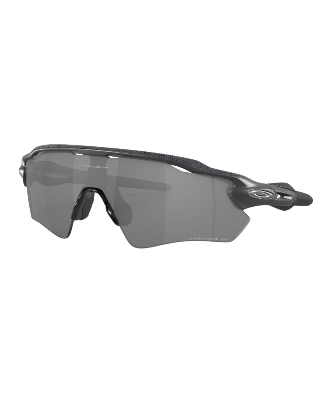 OAKLEY Черные пластиковые солнцезащитные очки, фото 1