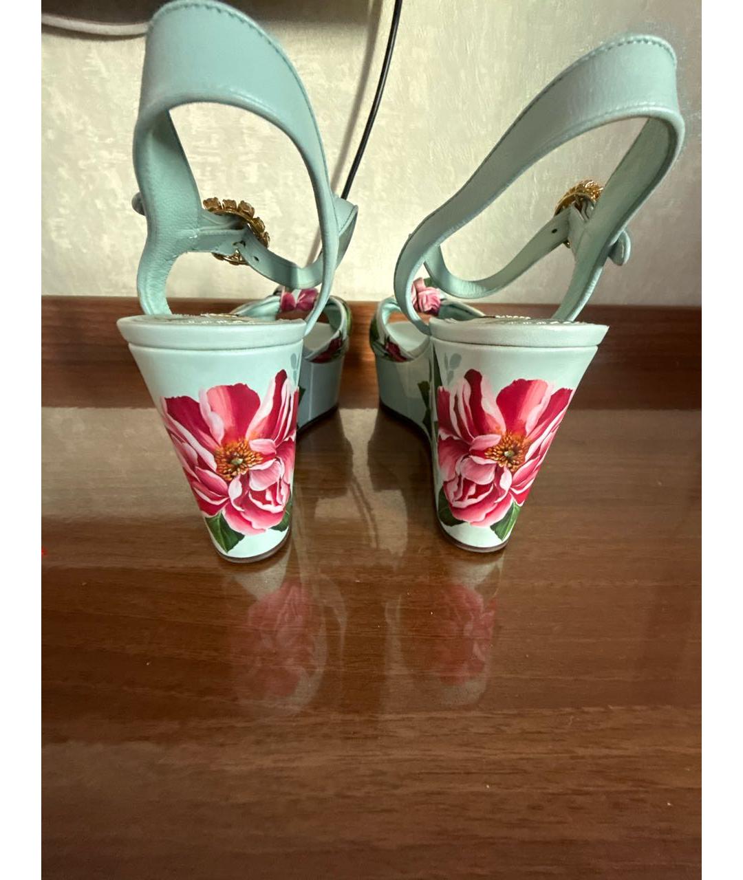 DOLCE&GABBANA Мульти босоножки, фото 4