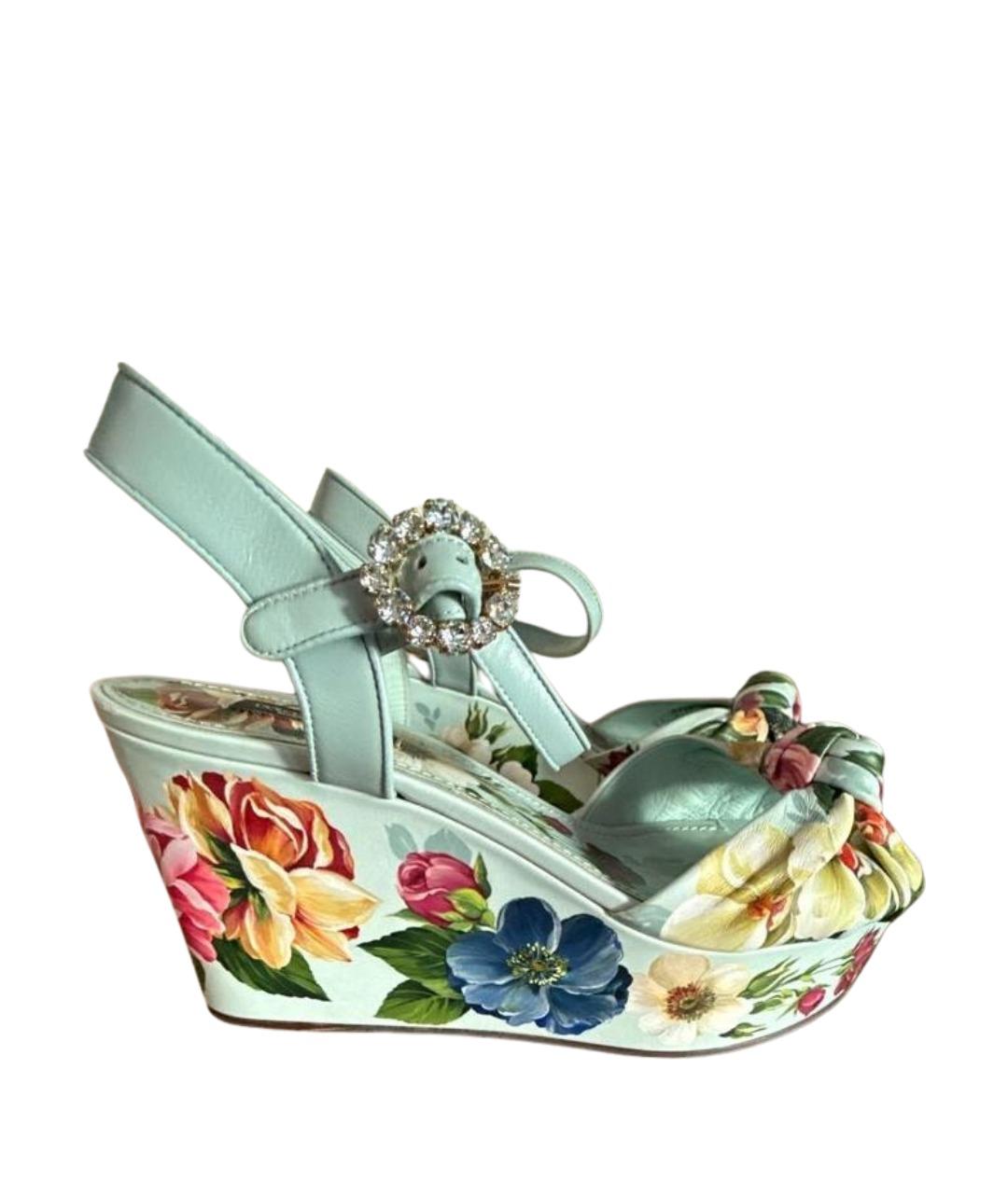 DOLCE&GABBANA Мульти босоножки, фото 1