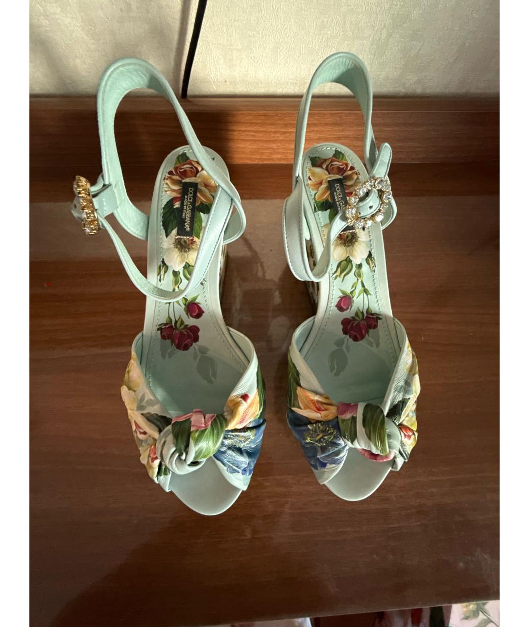 DOLCE&GABBANA Мульти босоножки, фото 2