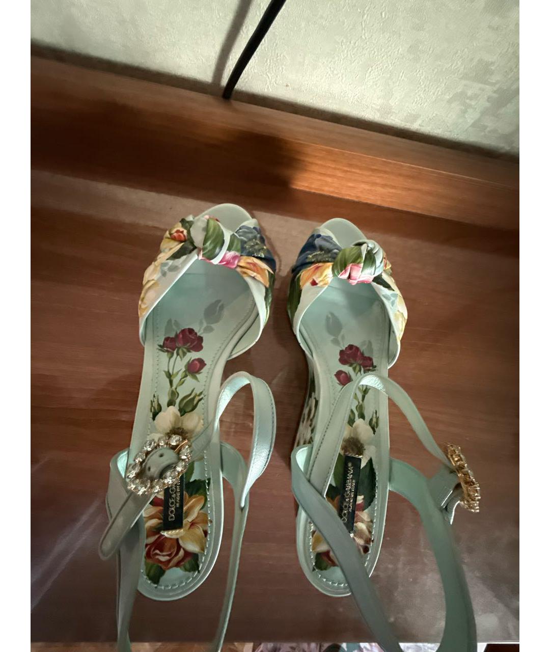 DOLCE&GABBANA Мульти босоножки, фото 3