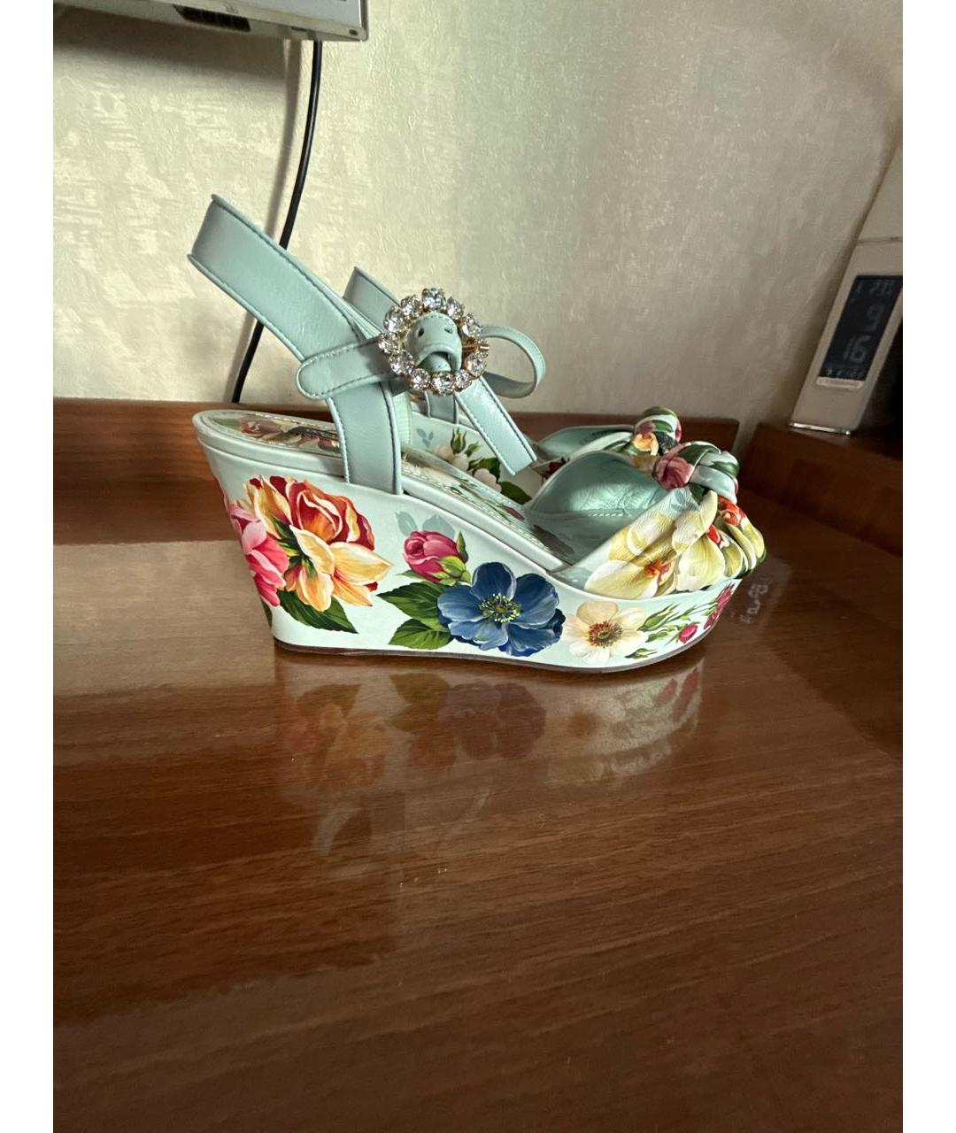 DOLCE&GABBANA Мульти босоножки, фото 8
