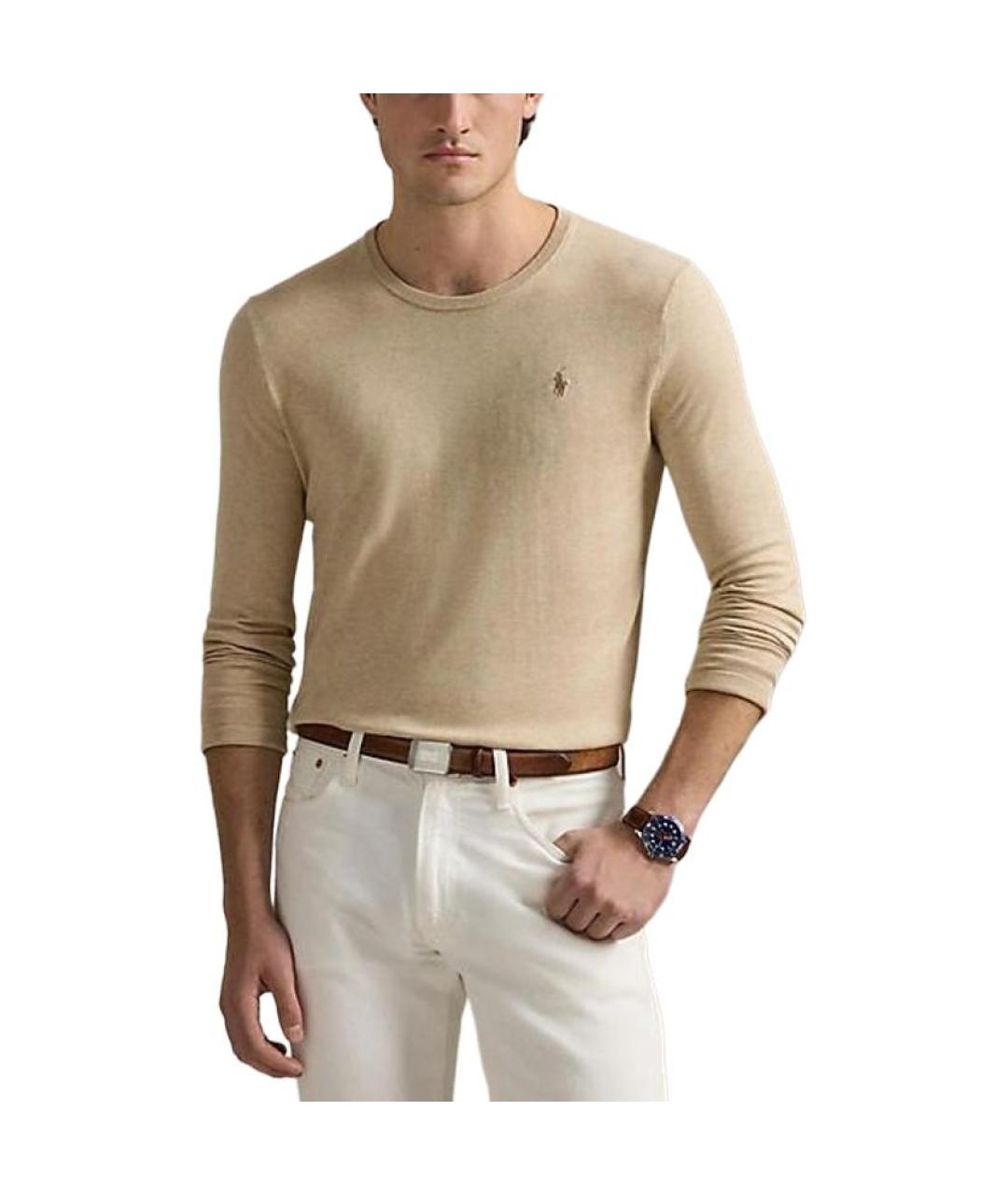 POLO RALPH LAUREN Бежевый джемпер / свитер, фото 3