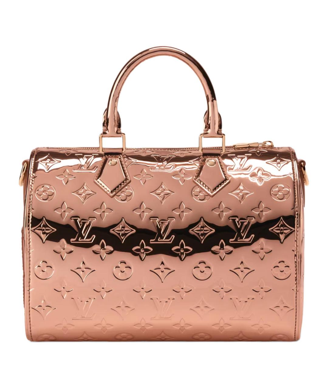 LOUIS VUITTON Розовая сумка через плечо из канвы, фото 3