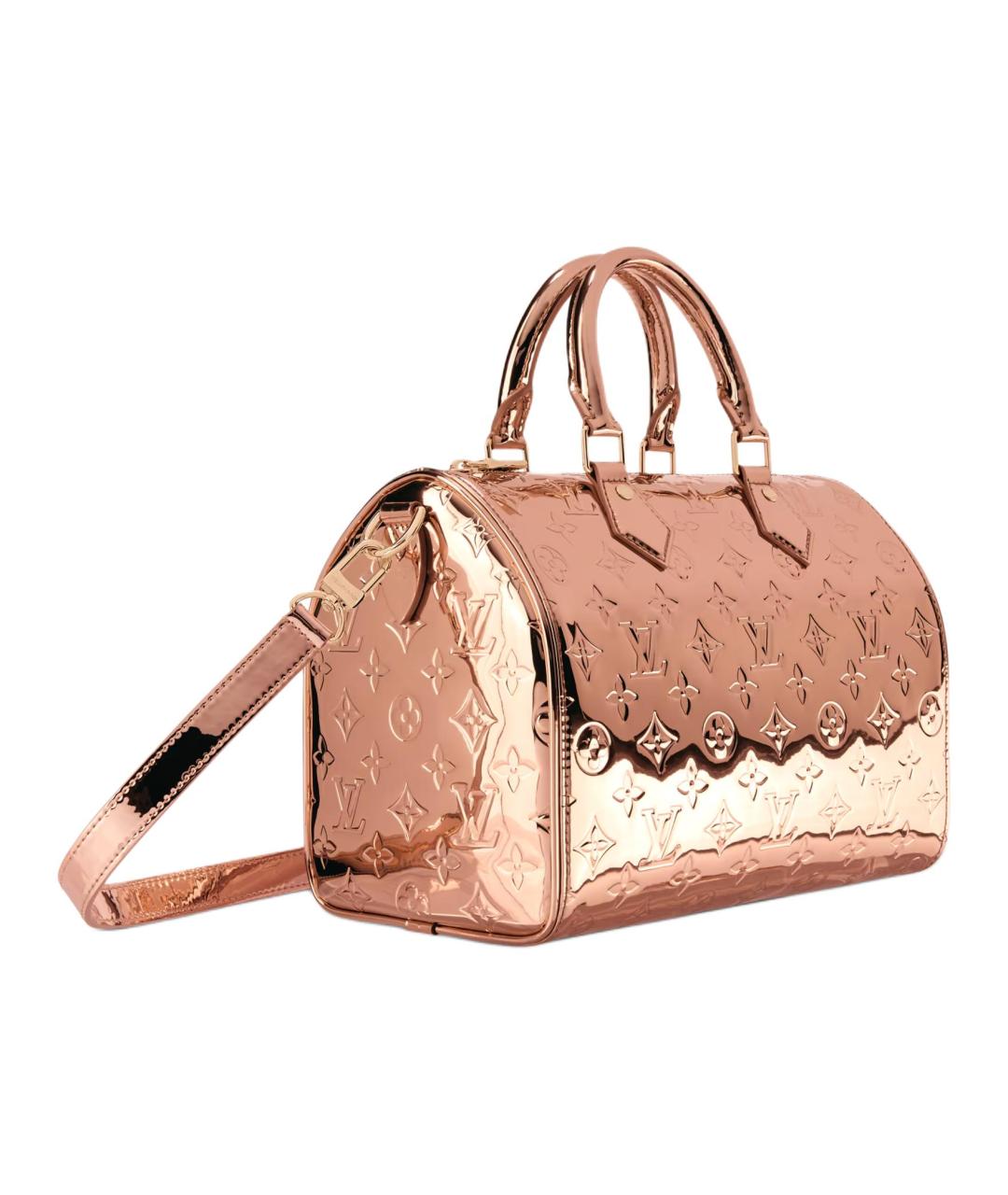 LOUIS VUITTON Розовая сумка через плечо из канвы, фото 2
