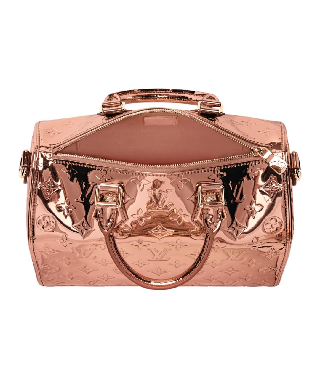 LOUIS VUITTON Розовая сумка через плечо из канвы, фото 4