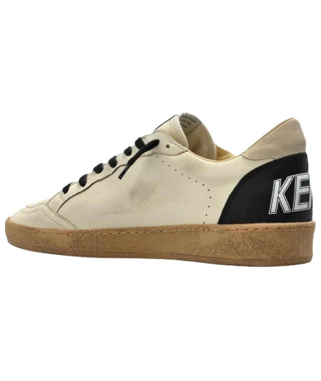 GOLDEN GOOSE Белые низкие кроссовки / кеды, фото 4