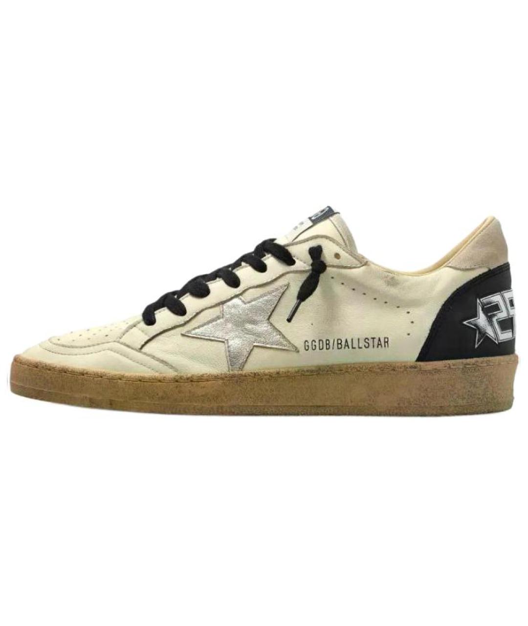 GOLDEN GOOSE Белые низкие кроссовки / кеды, фото 6