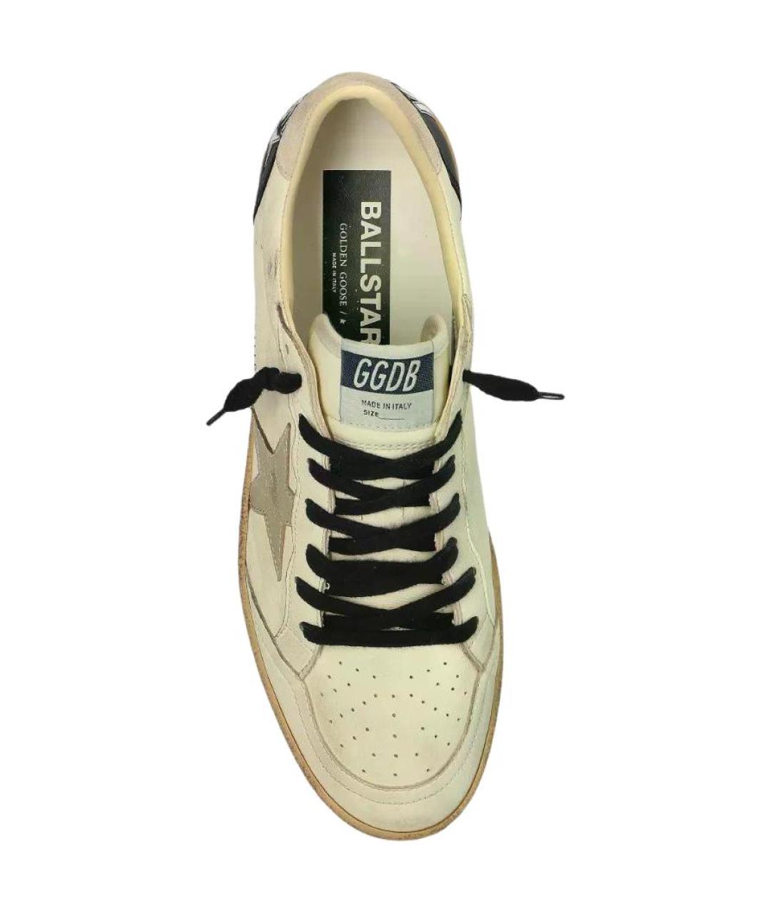 GOLDEN GOOSE Белые низкие кроссовки / кеды, фото 5