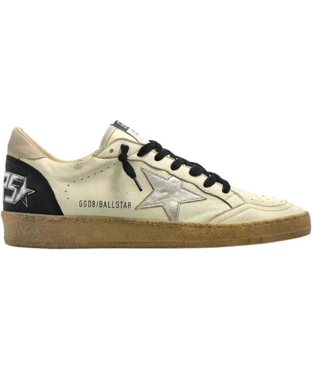 GOLDEN GOOSE Белые низкие кроссовки / кеды, фото 2