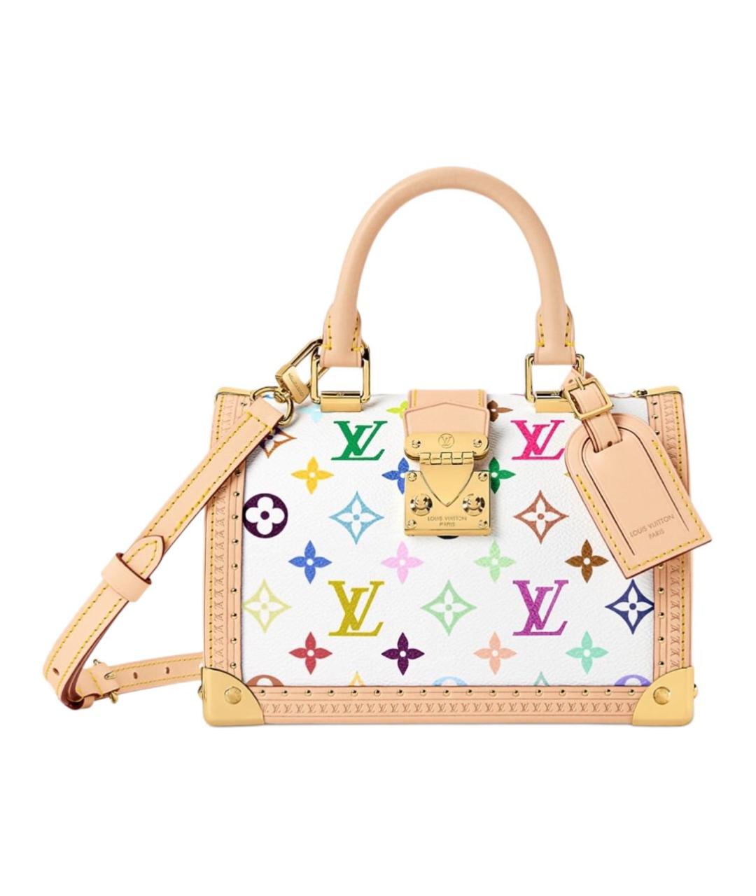 LOUIS VUITTON Белая сумка через плечо из канвы, фото 1