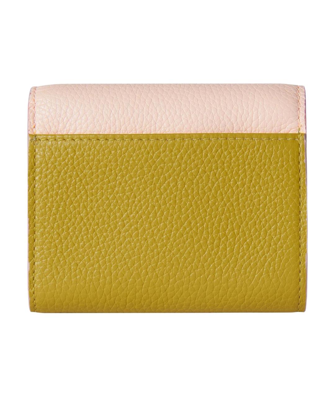 GUCCI Розовый кожаный кошелек, фото 5