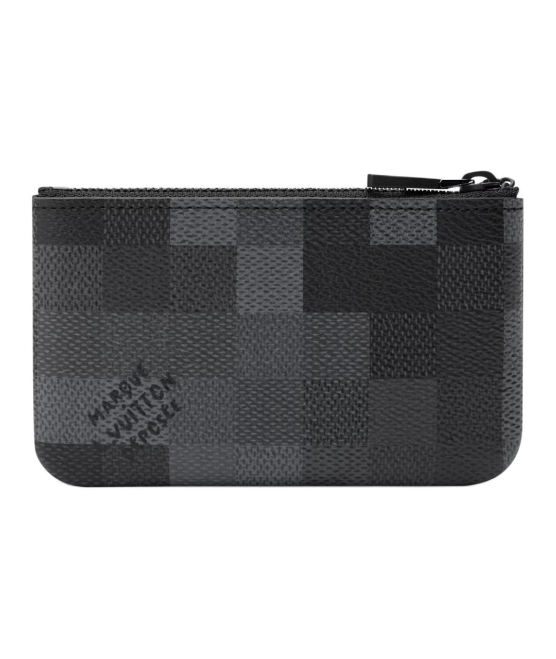 LOUIS VUITTON Черная ключница, фото 3