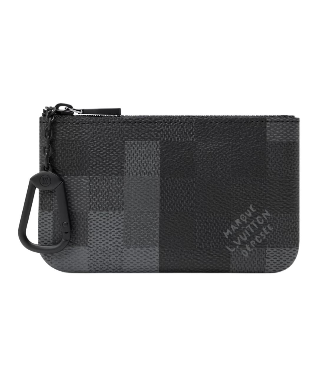 LOUIS VUITTON Черная ключница, фото 1