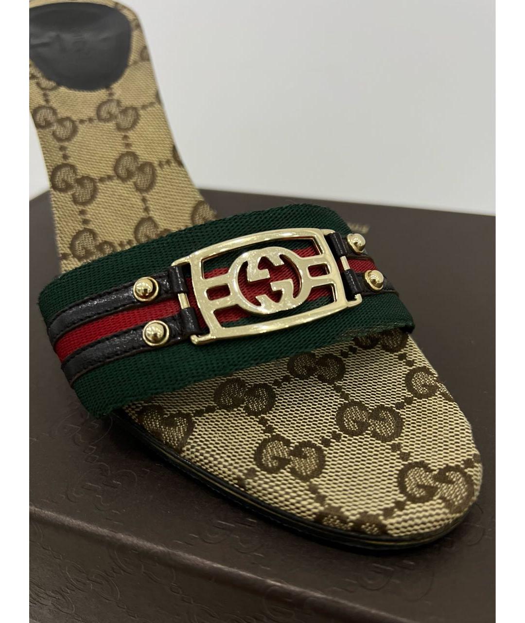 GUCCI Текстильные мюли, фото 8