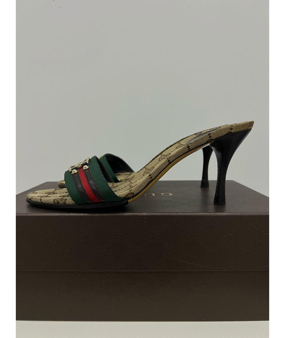 GUCCI Текстильные мюли, фото 4