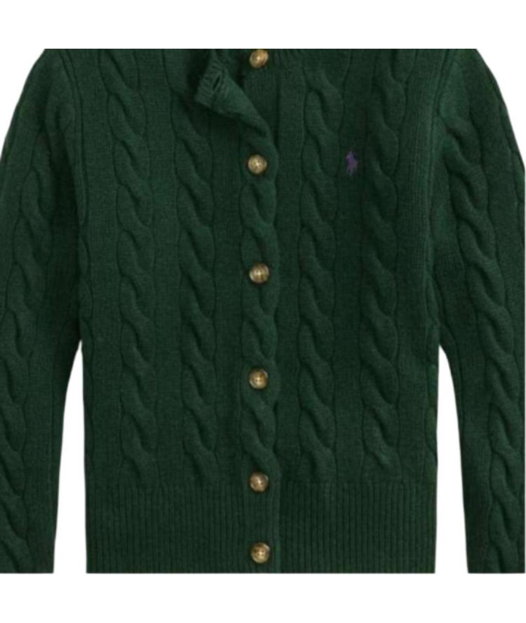 POLO RALPH LAUREN Зеленый кардиган, фото 5