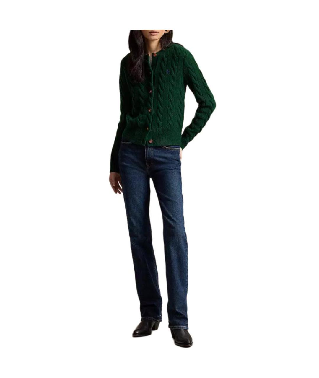 POLO RALPH LAUREN Зеленый кардиган, фото 2