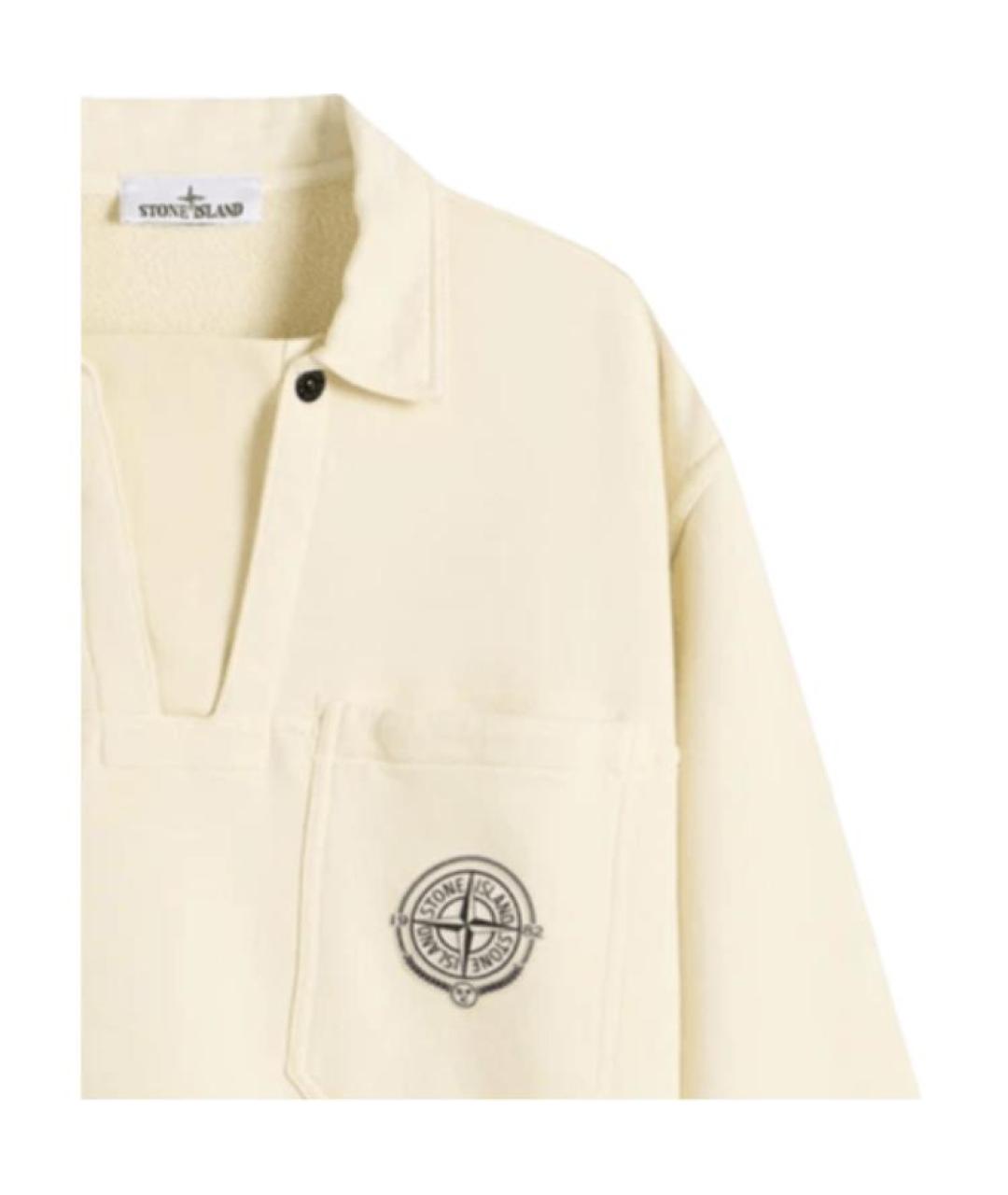STONE ISLAND Белая рубашка, фото 5