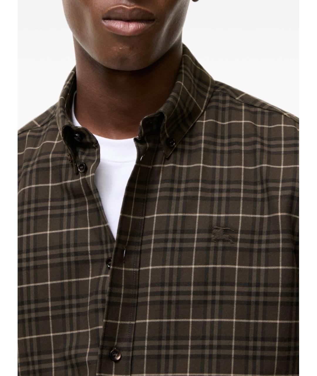 BURBERRY Коричневая кэжуал рубашка, фото 4
