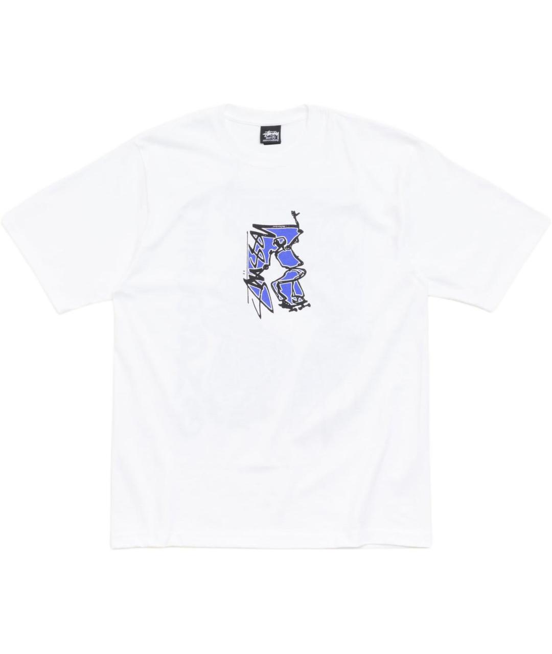 STUSSY Белая футболка, фото 1
