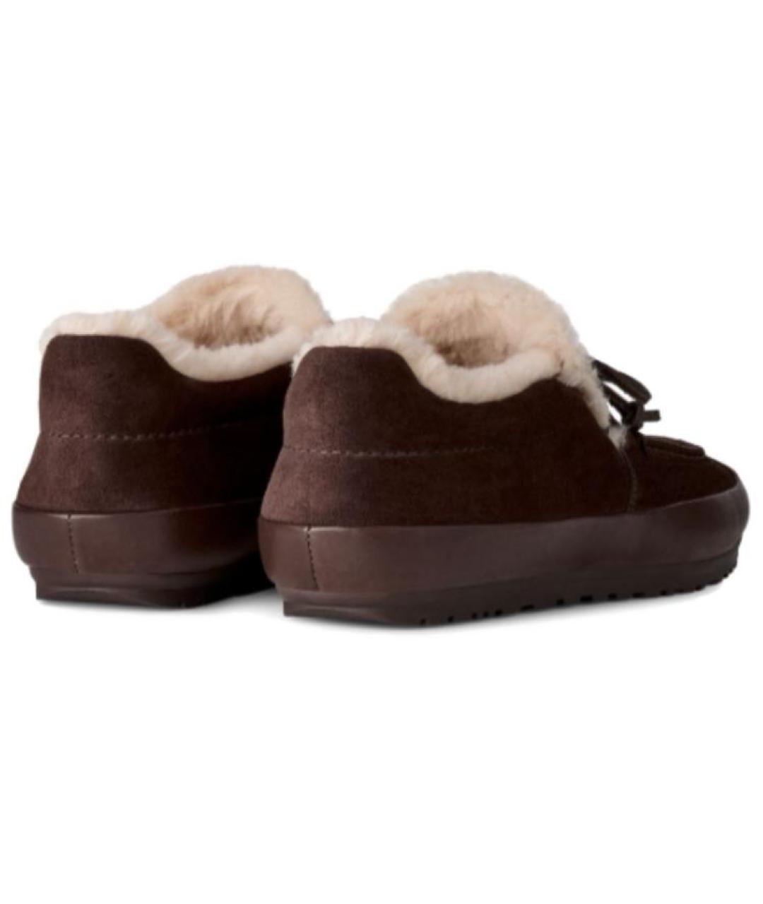 UGG Коричневые замшевые кроссовки, фото 3