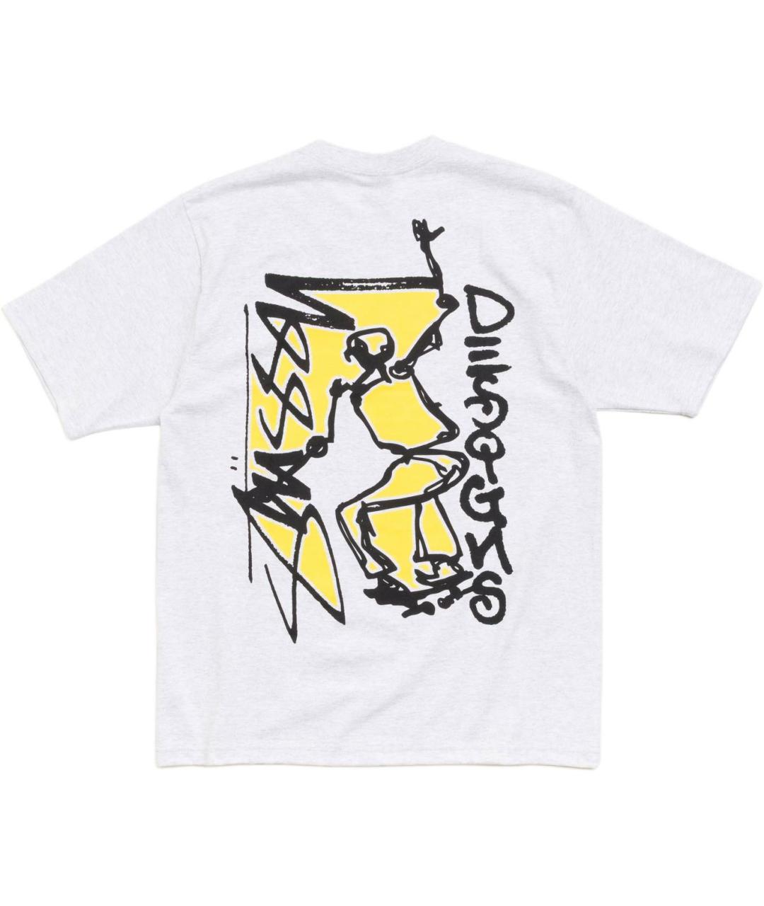 STUSSY Серая футболка, фото 2
