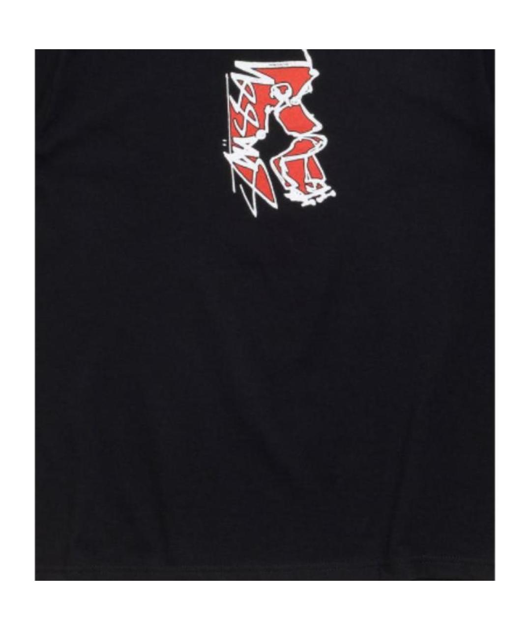 STUSSY Черная футболка, фото 5