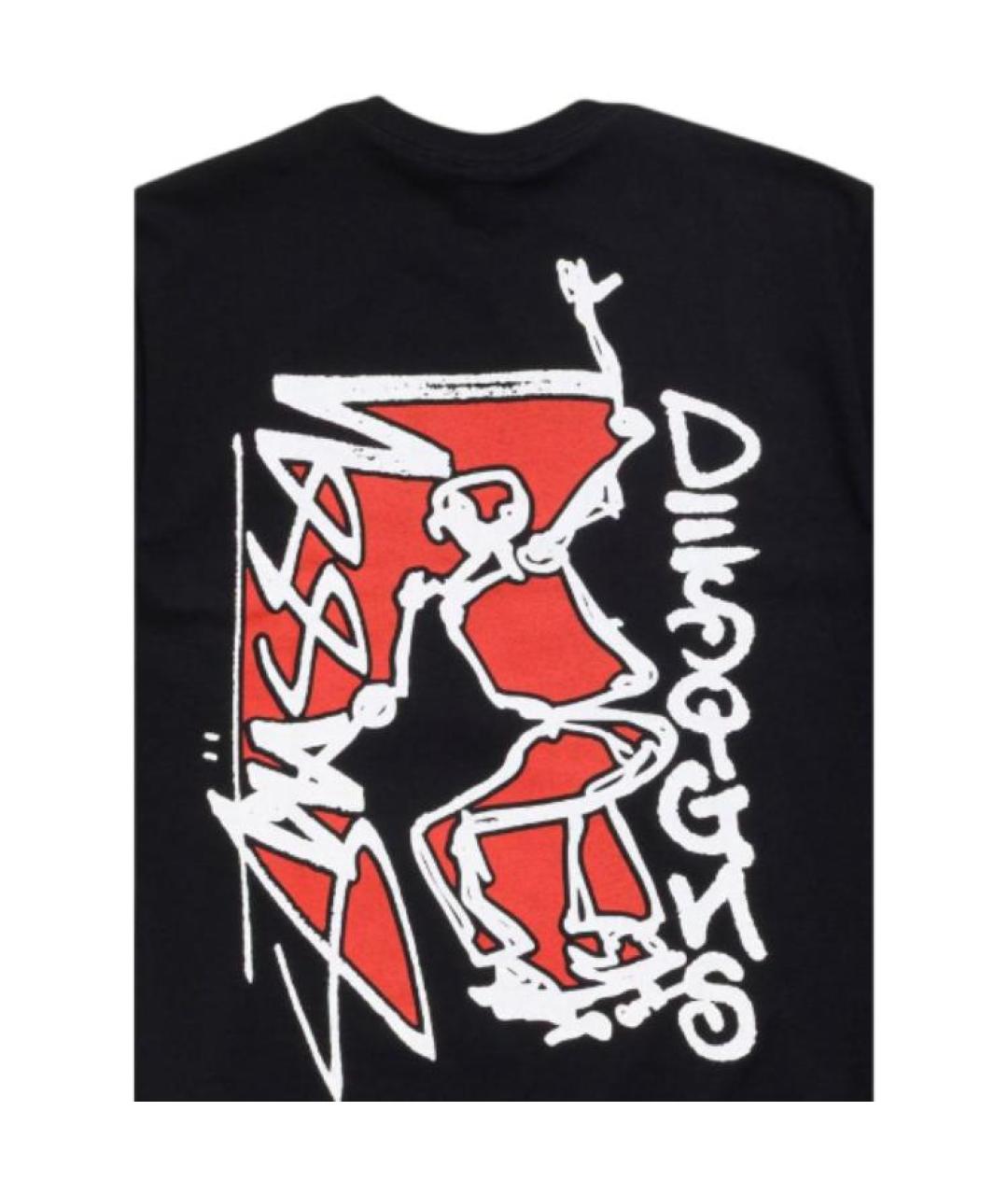 STUSSY Черная футболка, фото 3