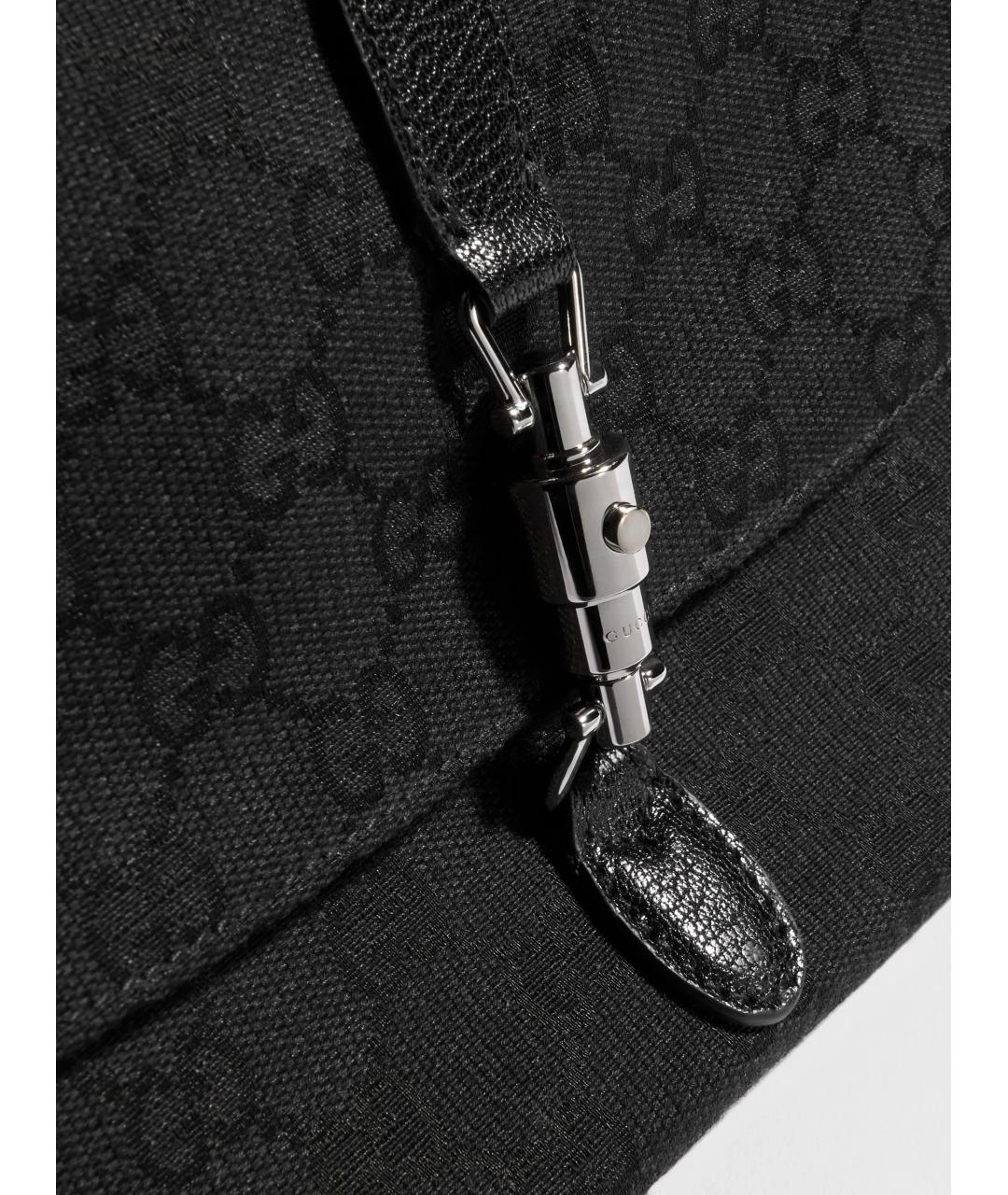 GUCCI Черная замшевая сумка через плечо, фото 5