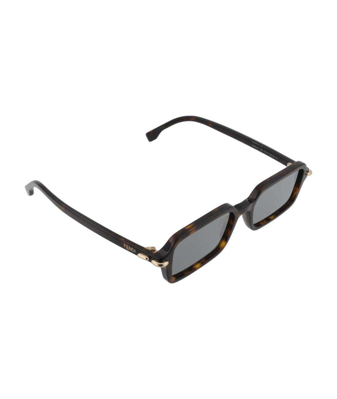 FENDI Мульти пластиковые солнцезащитные очки, фото 4