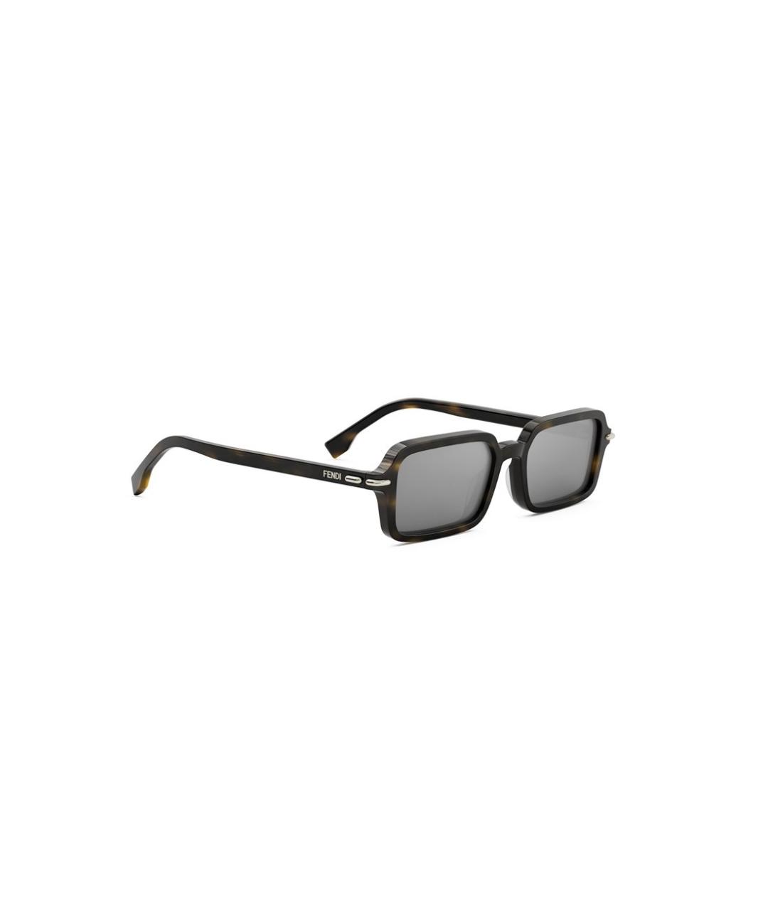 FENDI Мульти пластиковые солнцезащитные очки, фото 3
